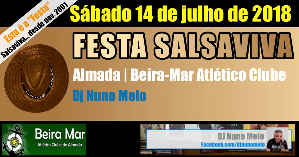 Festa Salsaviva - Sábado, 14 julho 2018