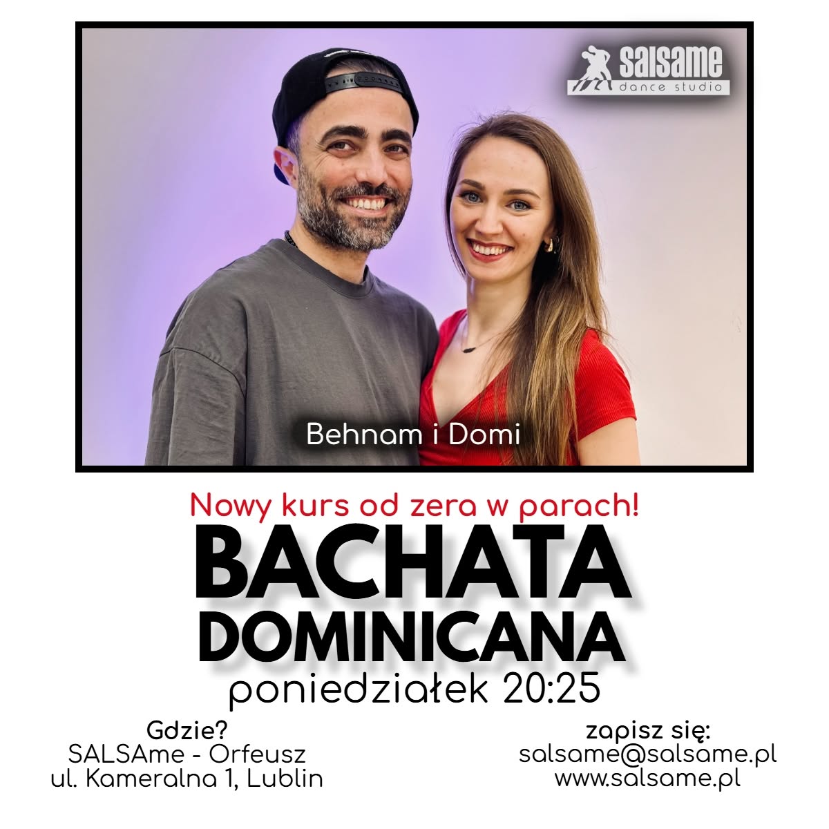 BACHATA DOMINICANA nowy kurs od zera SALSAme start: lipiec 2026