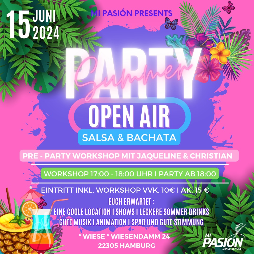 Mi Pasion Summer Party - Open Air
