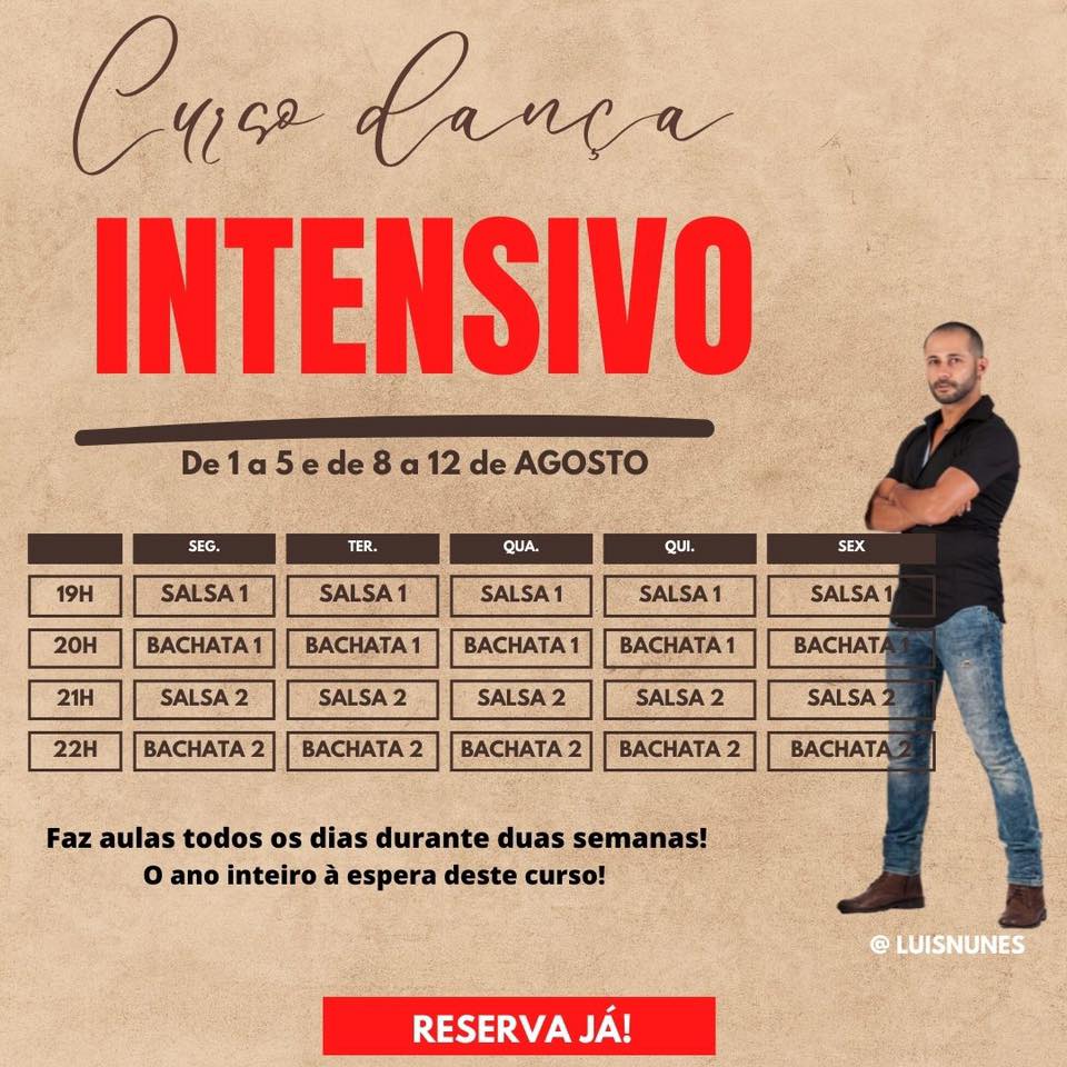 CURSO DANÇA INTENSIVO - VERÃO 2022
