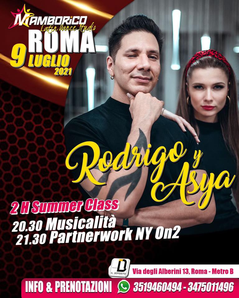 Rodrigo Cortazar y Asya a ROMA