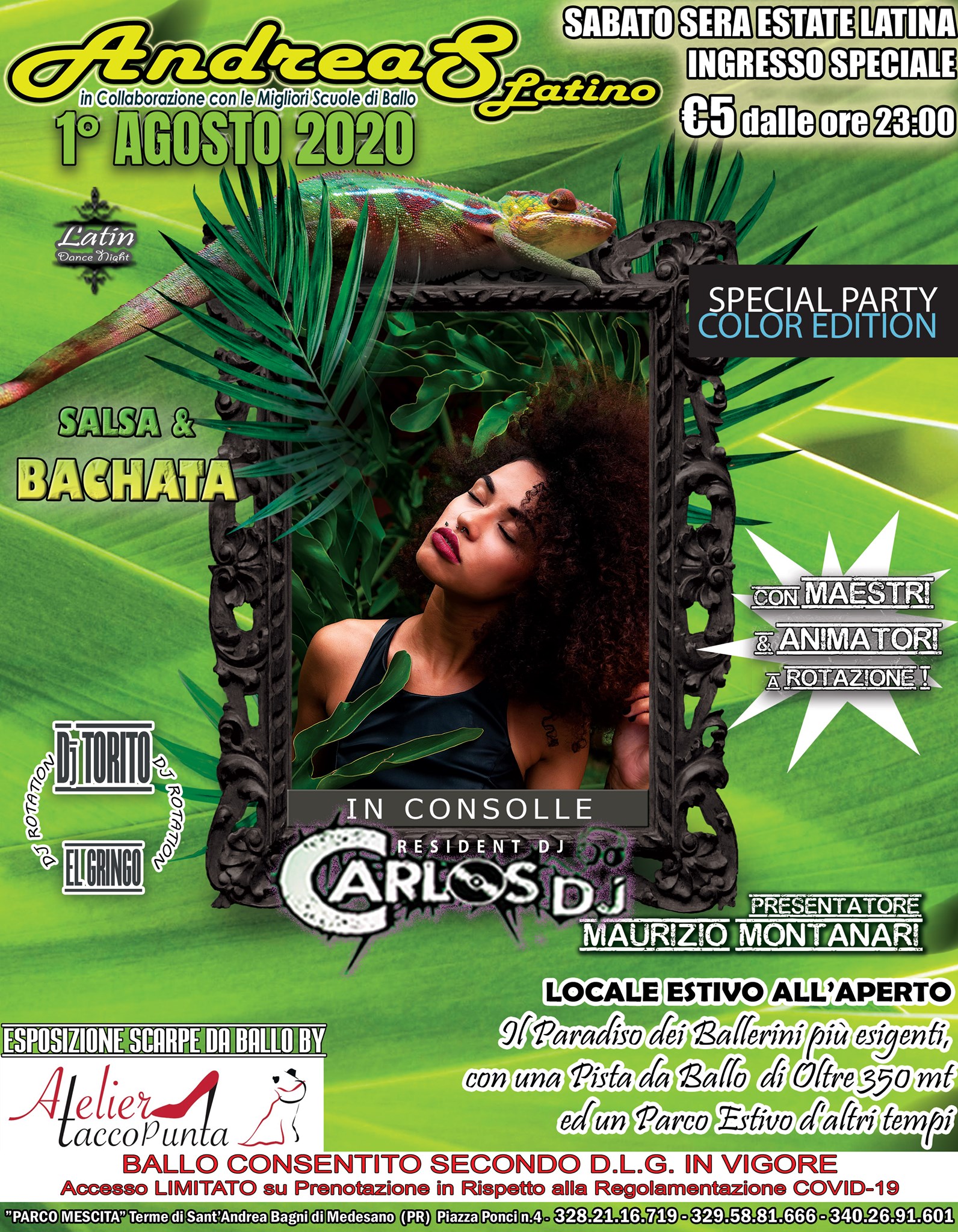 Andreas Latino- Estate Latina con Dj Carlos+Torito Salsa&Bachata