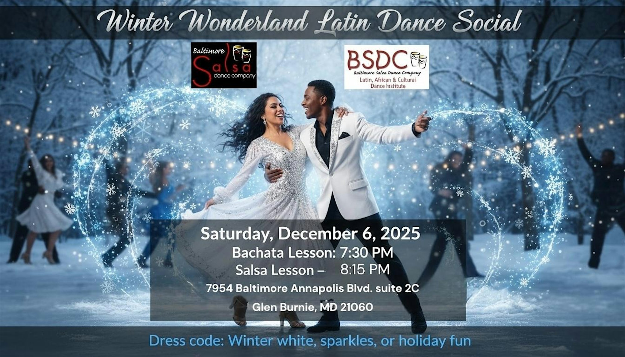 BSDC's 1st Saturday Latin Dance Social & Potluck! Spring Edition!