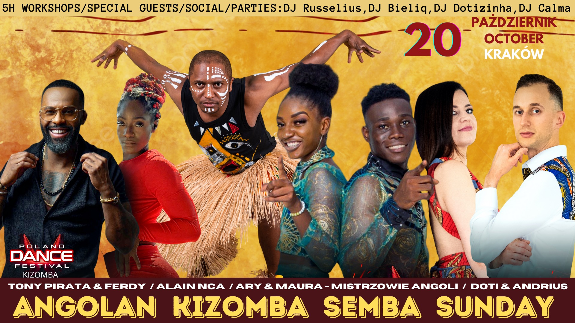 ANGOLAN KIZOMBA SEMBA Sunday TONY PIRATA & FERDY ARY & MAURA - ANGOLAN CHAMPIONS