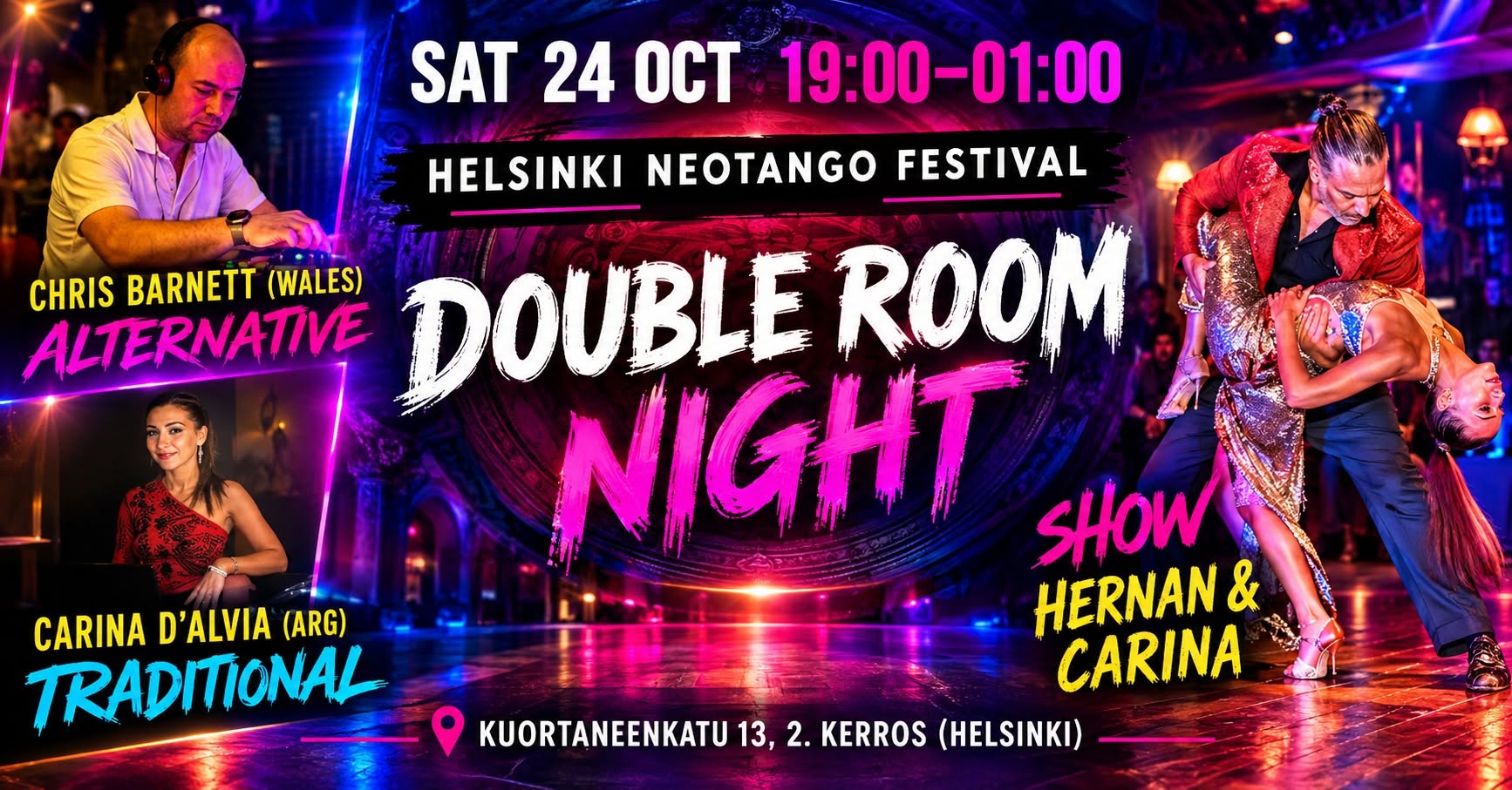 Double Room 50 50 Night Helsinki Neotango Festival