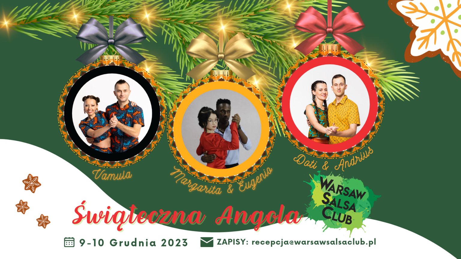 Świąteczna Angola - weekend z Kizombą i Sembą 08-10.12.2023