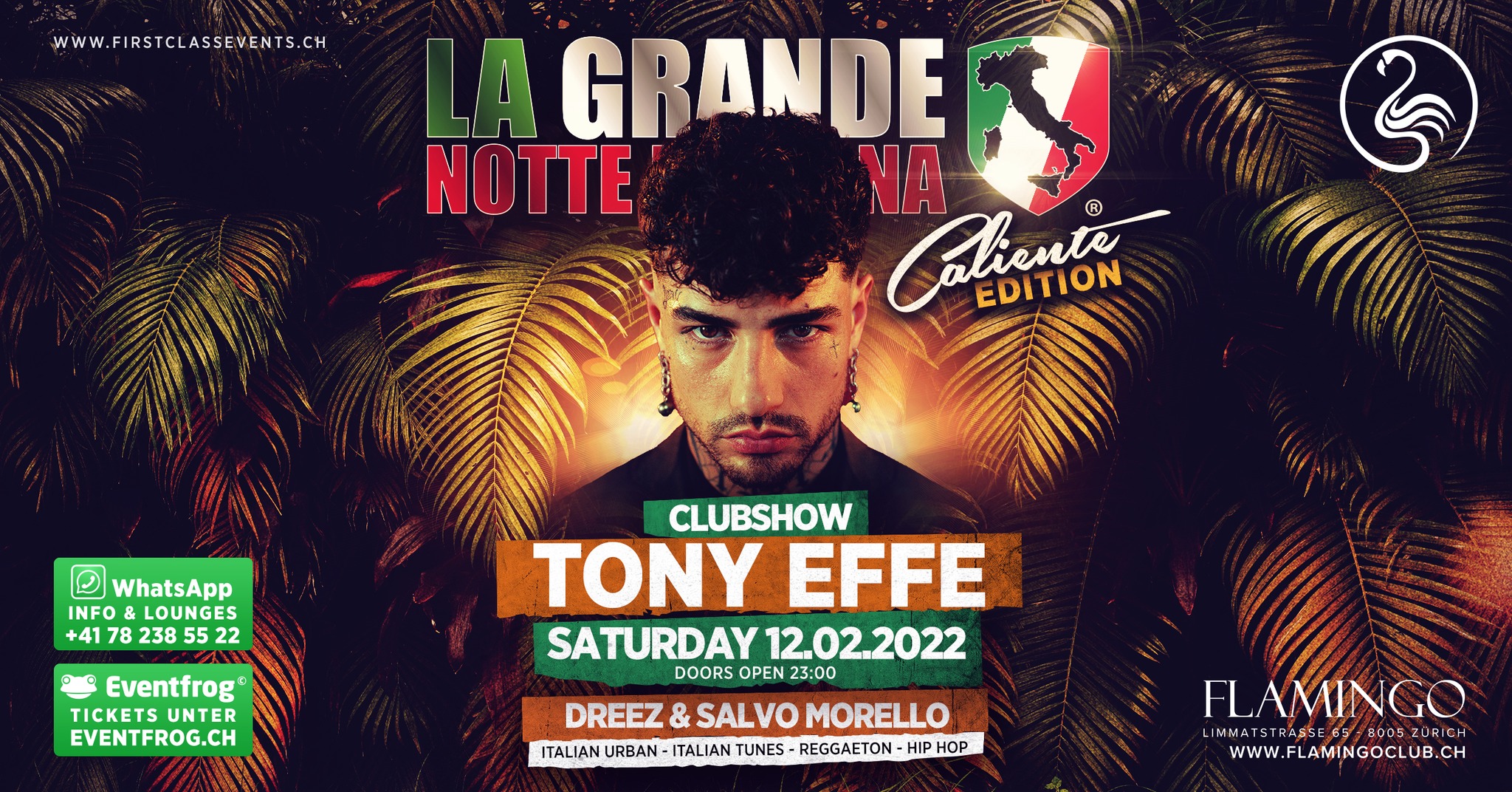 12.02 LGNI Caliente Edition w Tony Effe • Flamingo Club