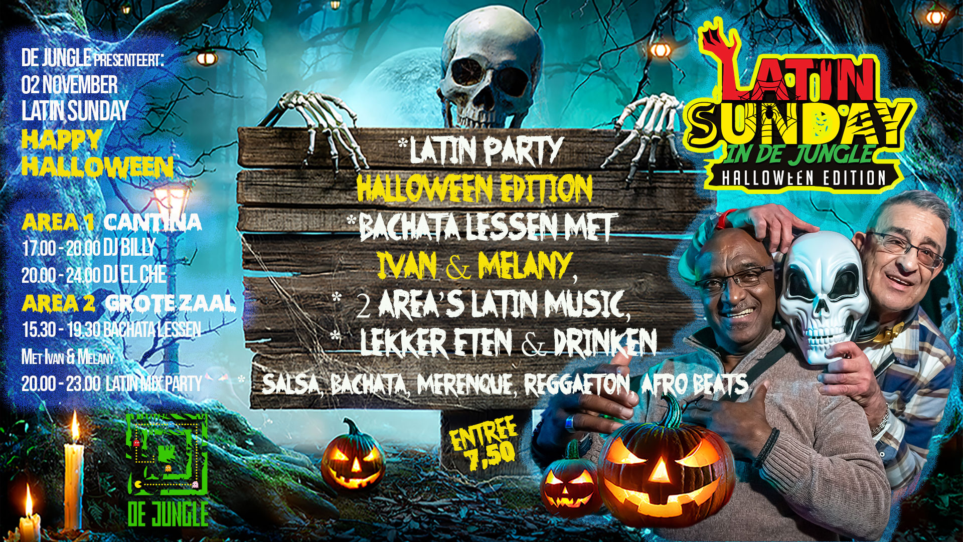 Latin Sunday in de Jungle : Laatste Halloween Party