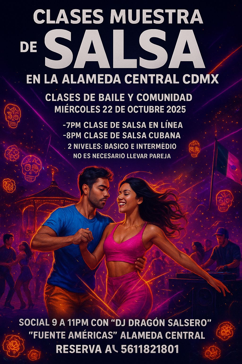 Aprende a Bailar Salsa Alameda Central CDMX