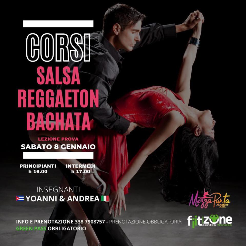 INIZIO CORSI - SALSA BACHATA REGGAETON