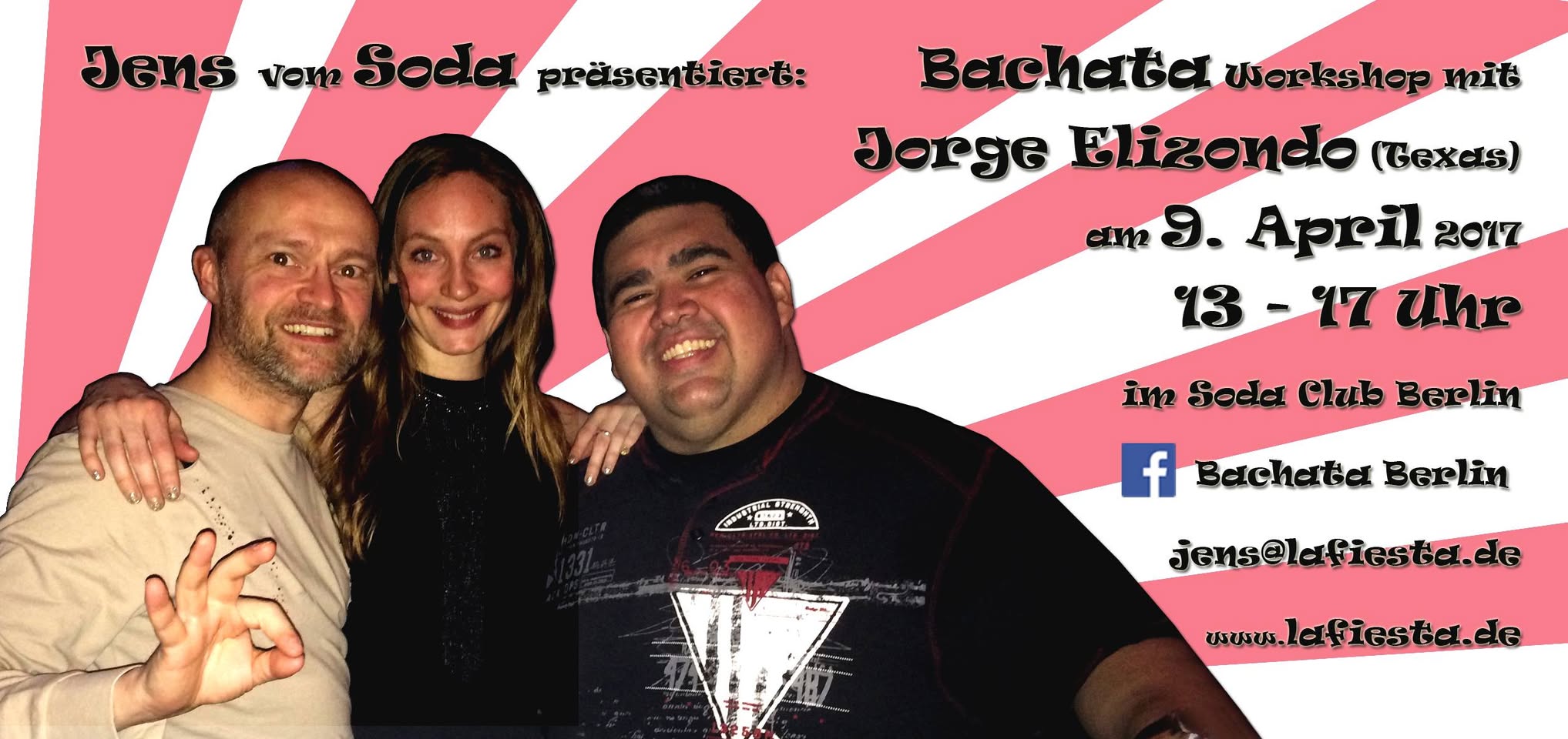 Bachata Workshop mit Jorge Elizondo (Texas) und Mikaela