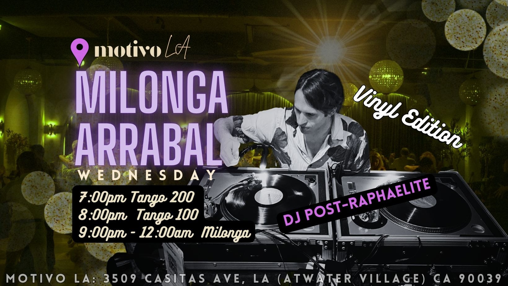 Milonga Arrabal - VINYL EDITION w DJ Post-Raphaelite
