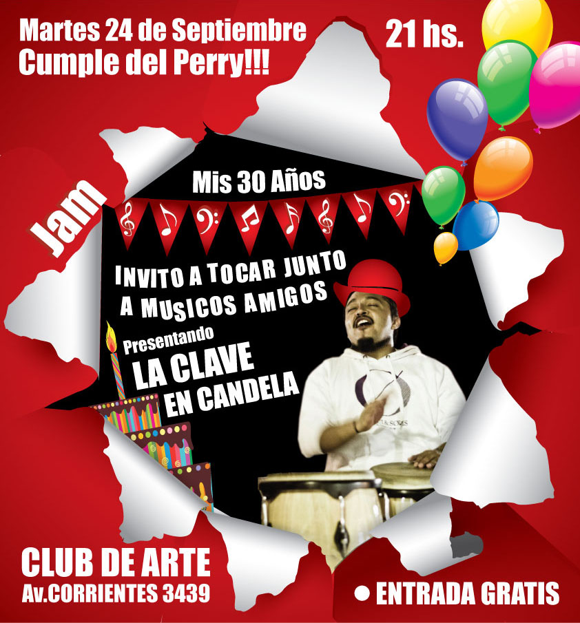 ¡`¡¡`¡¡'¡'¡' .. EL CUMPLE DEL PERRY presenta . LA CLAVE EN CANDELA ¡`¡``¡'¡''¡
