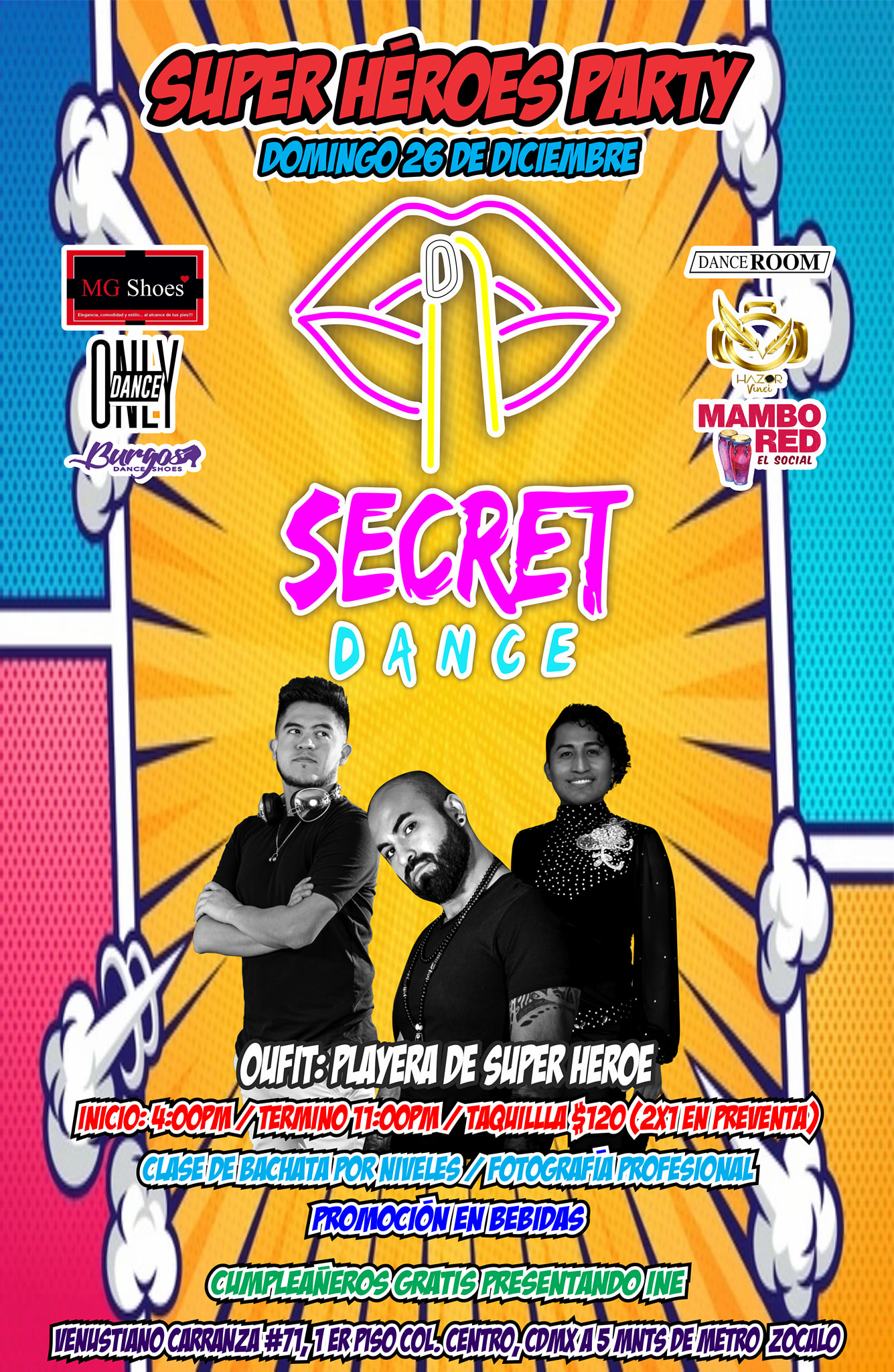 Secret Dance Superhéroes Party
