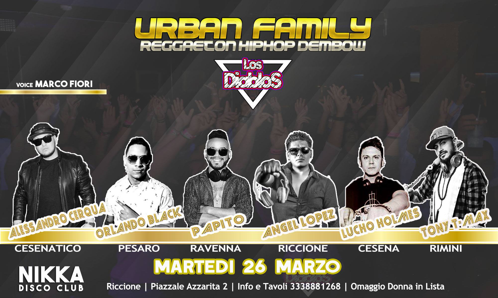 Super Martedi ★ Urban Family ★ Nikka Riccione 26.03.2019