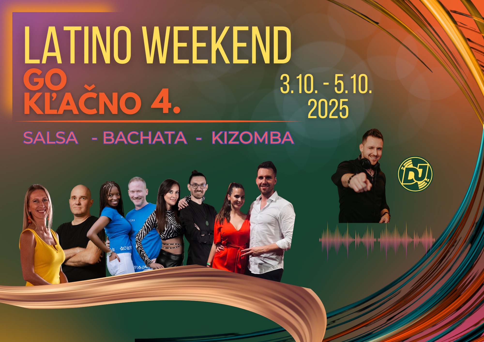 Latino Weekend 4. Go Kľačno - Salsa - Bachata - Kizomba Október 2025