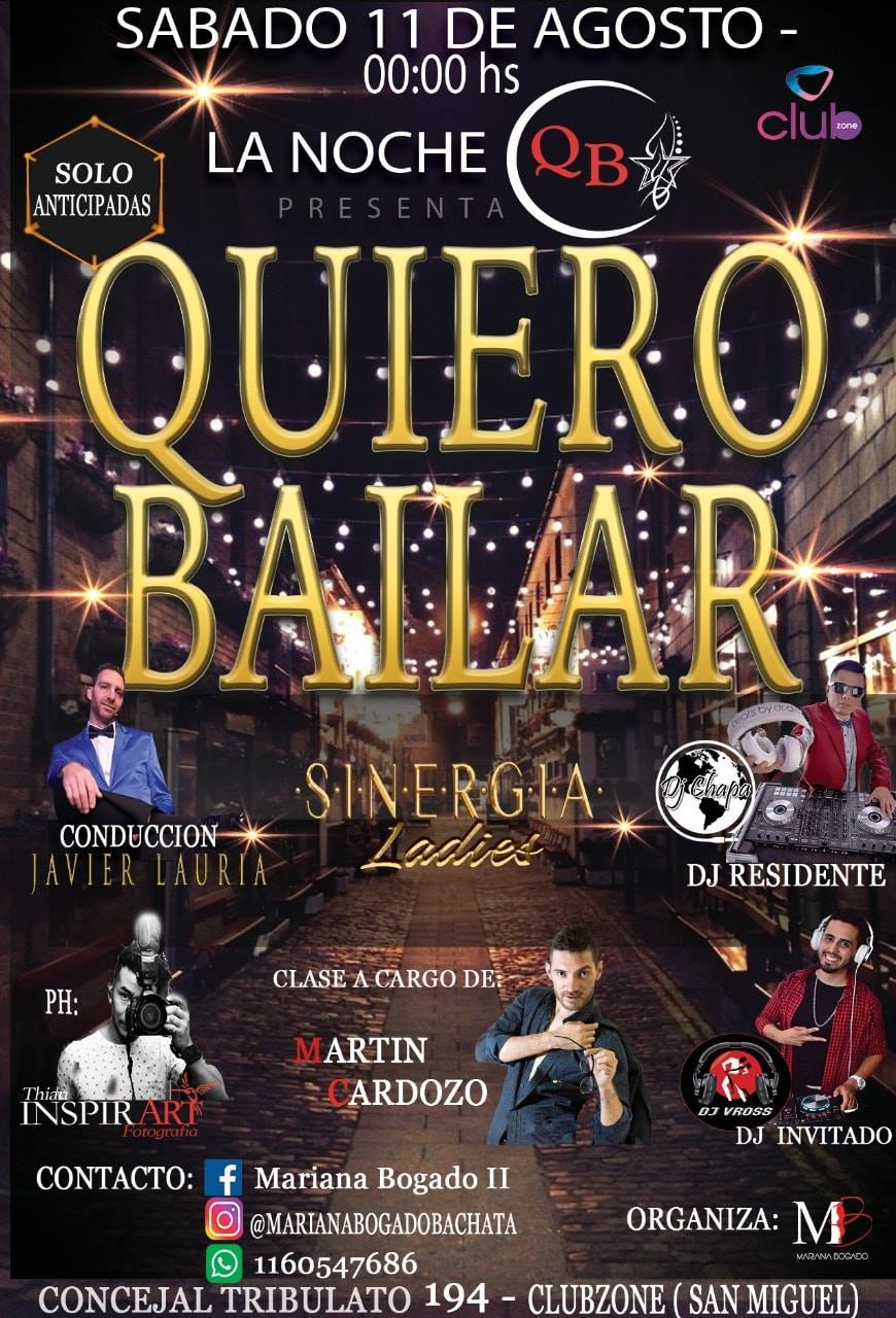 NOCHE QB "Quiero Bailar"