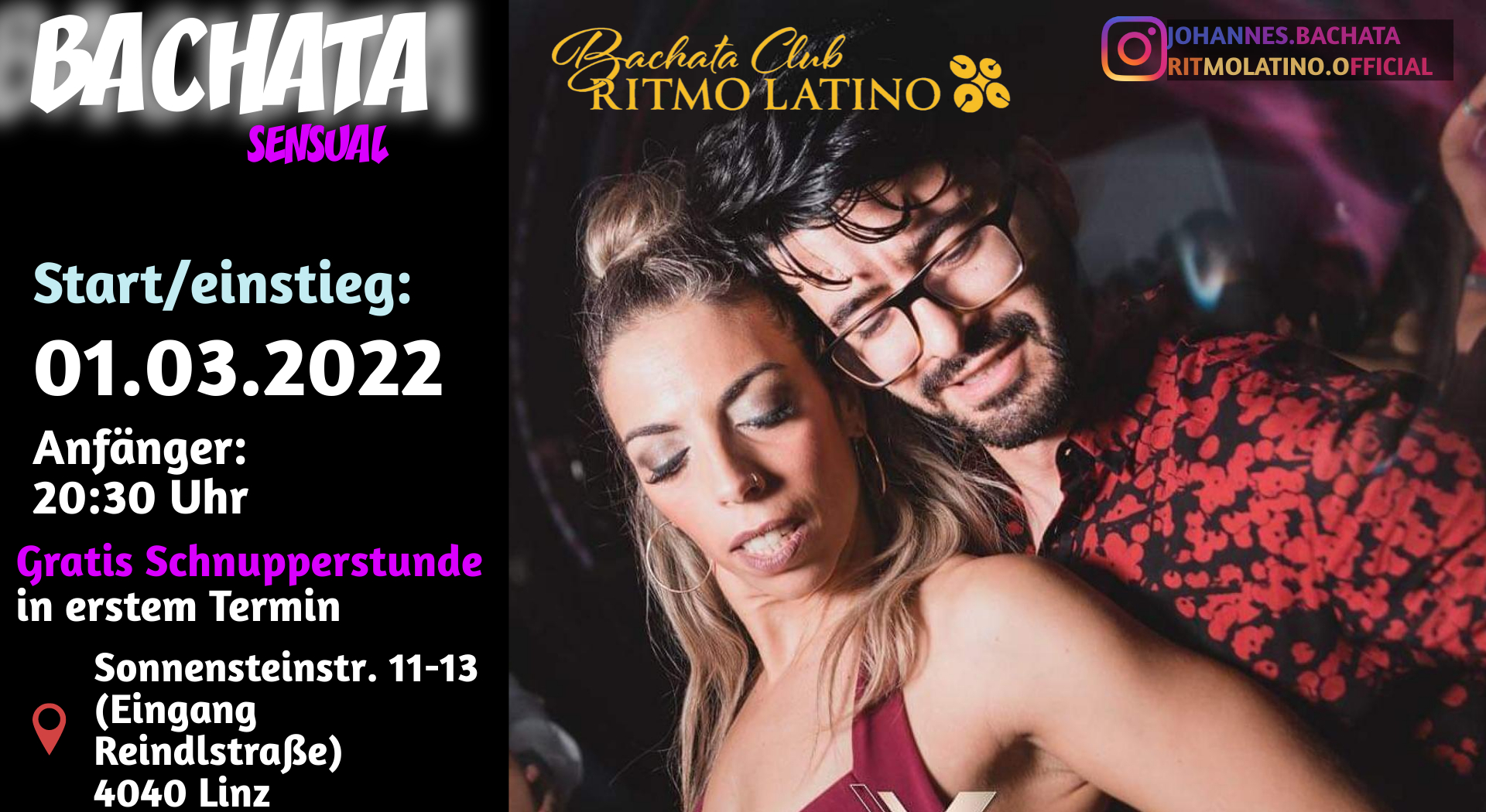 Bachata Anfänger Kurs in Linz