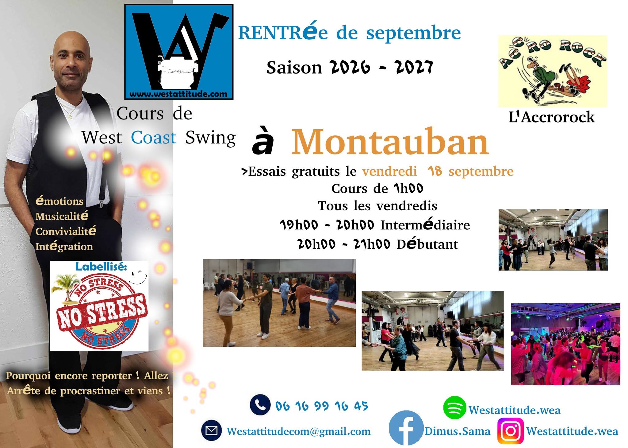 Rentrée West Coast Swing à l'Accrorock MONTAUBAN