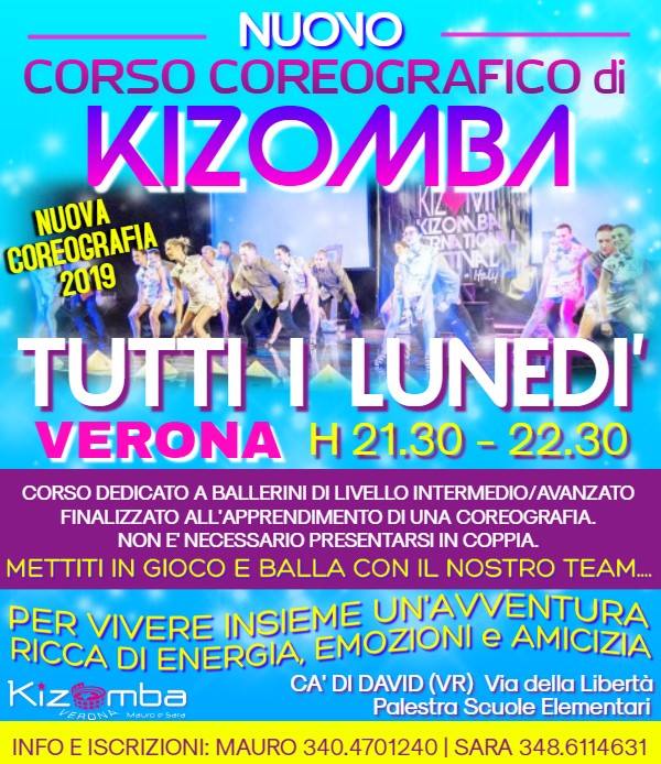 Nuovo corso coreografico di Kizomba