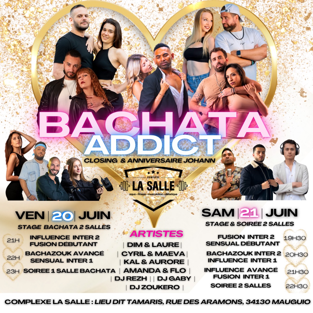 🤍BACHATA ADDICT🤍 le Closing + Anniversaire Johann