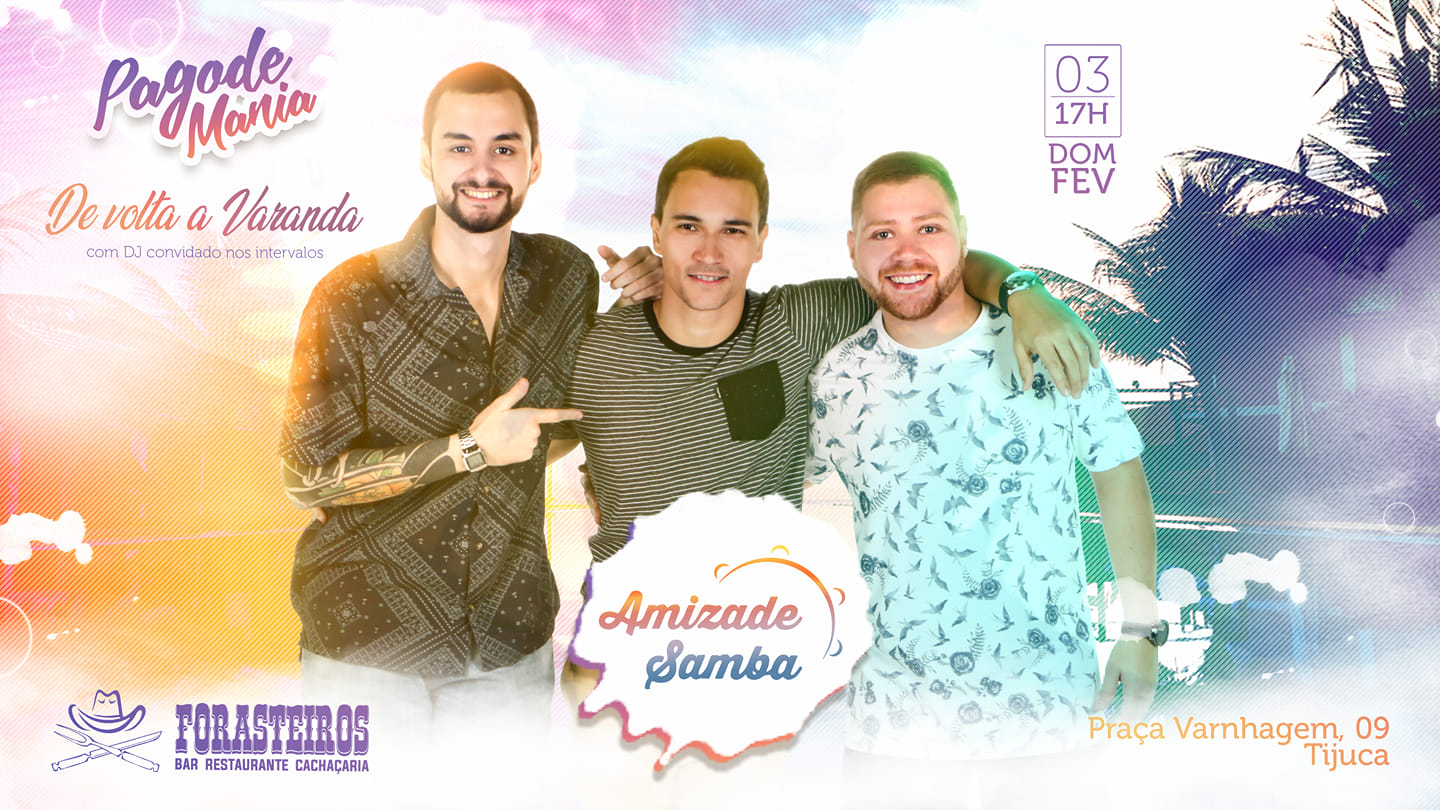 Pagode Mania - Na Varanda Amizade Samba - Domingo (03 02)
