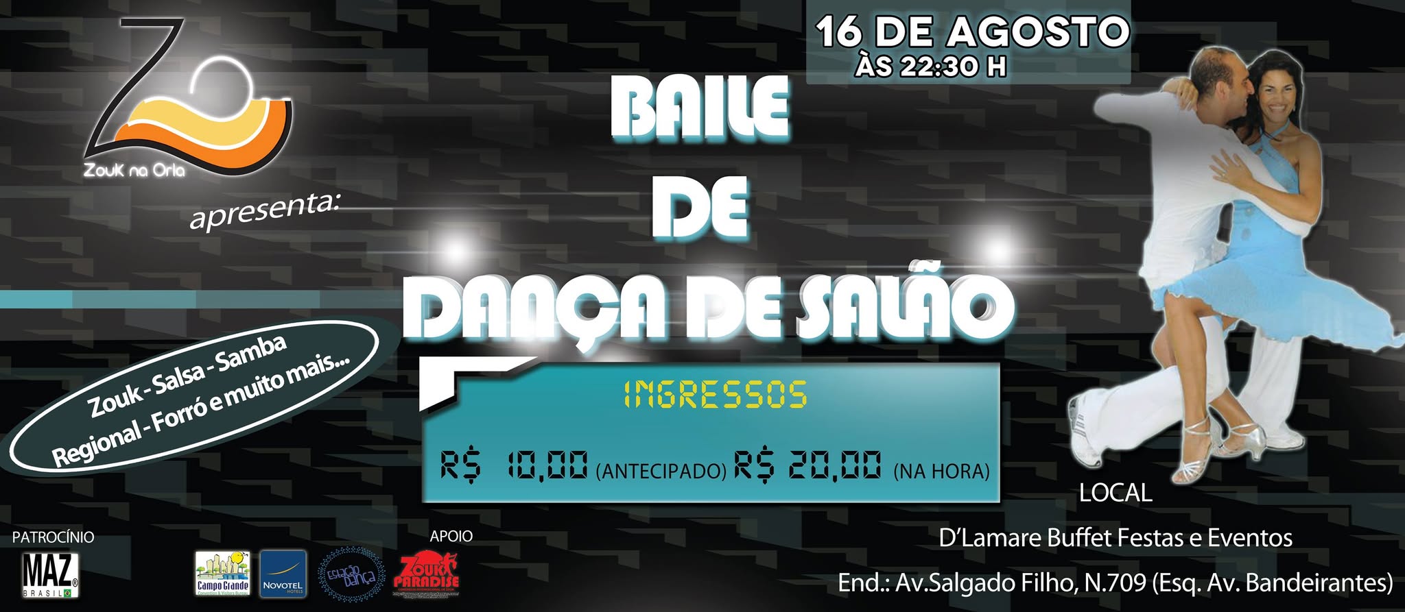 Baile Projeto Zouk na Orla