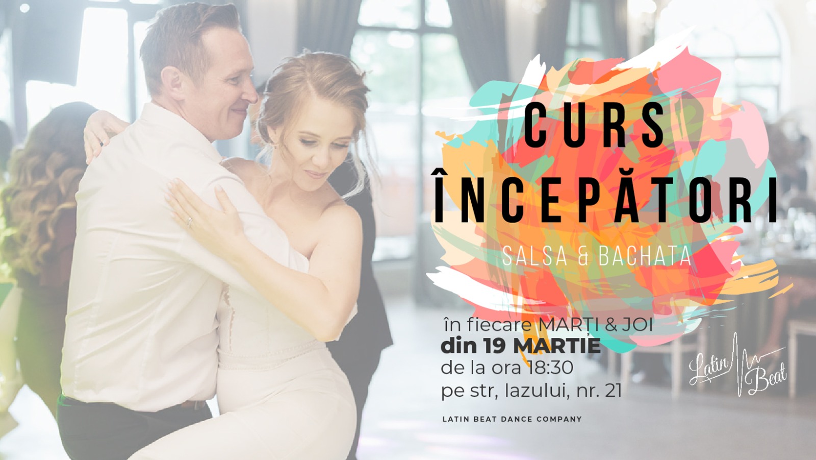 Curs de dans pentru incepatori - bachata si salsa