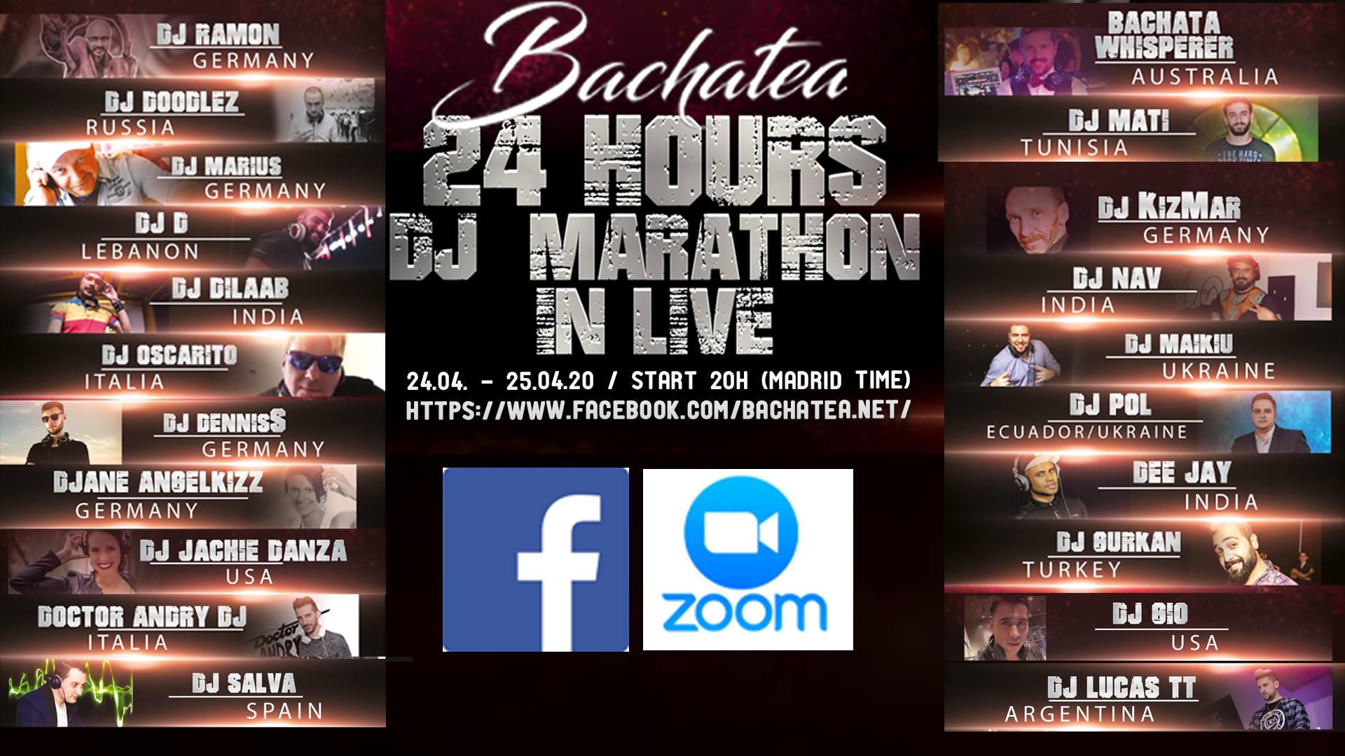 24 h DJ Marathon in LIVE
