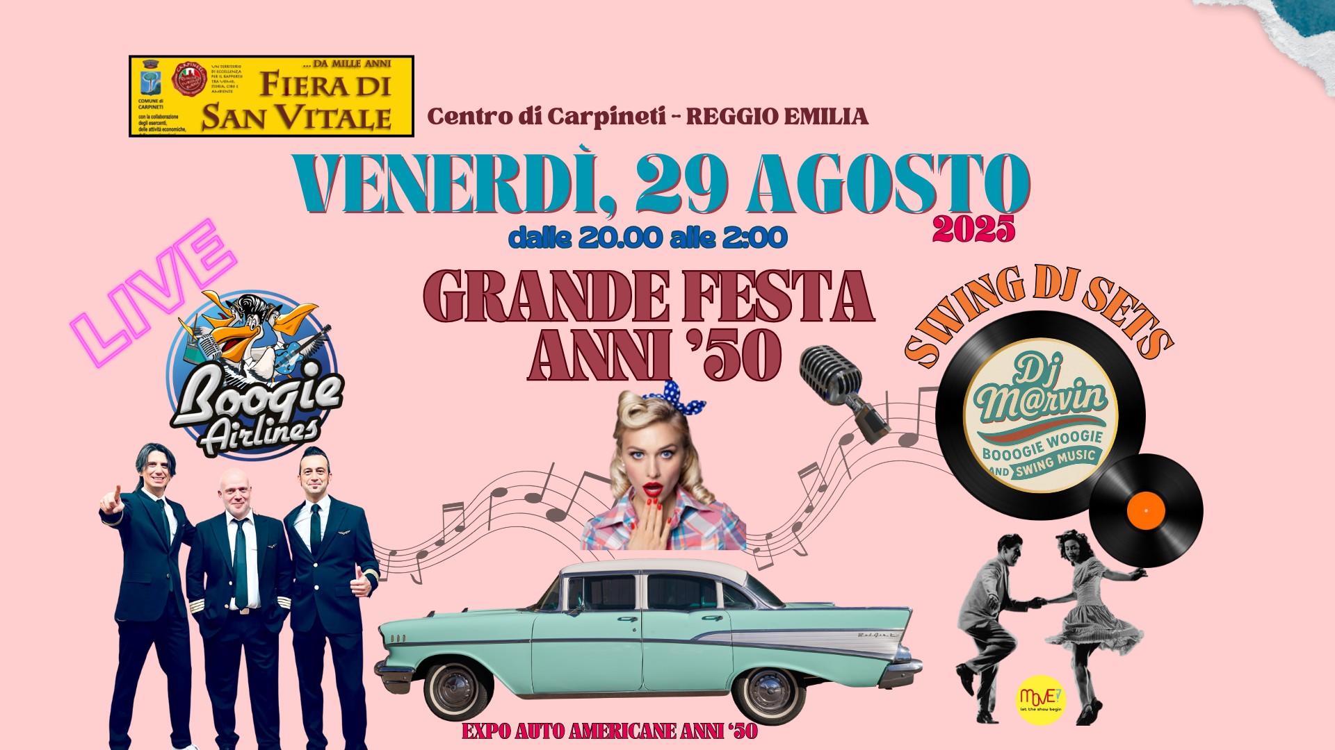 GRANDE FESTA ANNI '50 a Carpineti