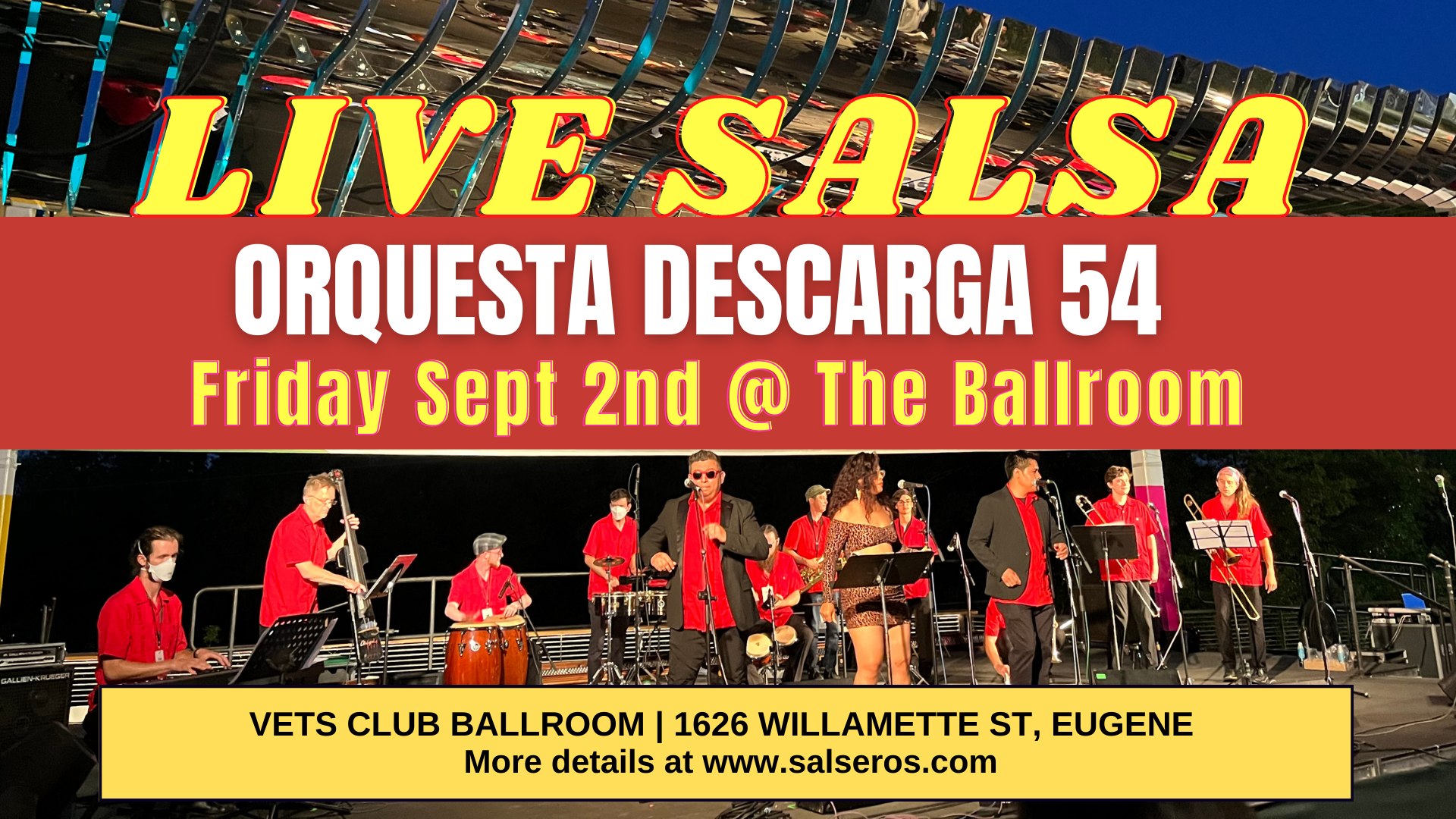 Live Salsa with Orquesta Descarga 54