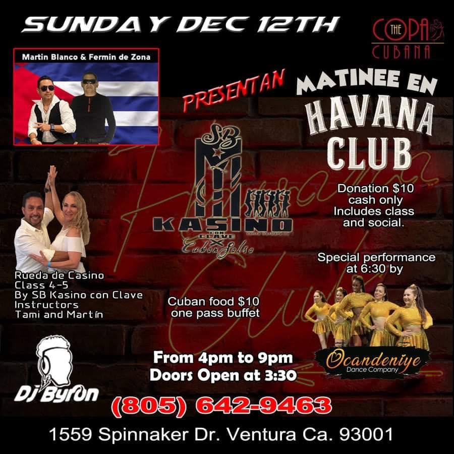 Matinee en Havana Club