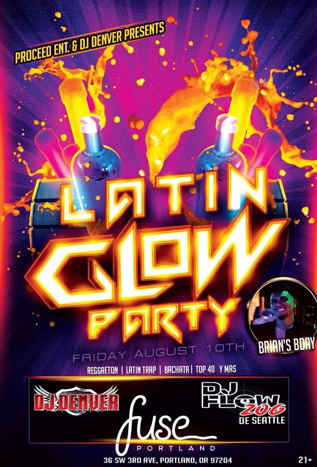 Latin GLOW Celebrating Brian’s BDAY @Fuse