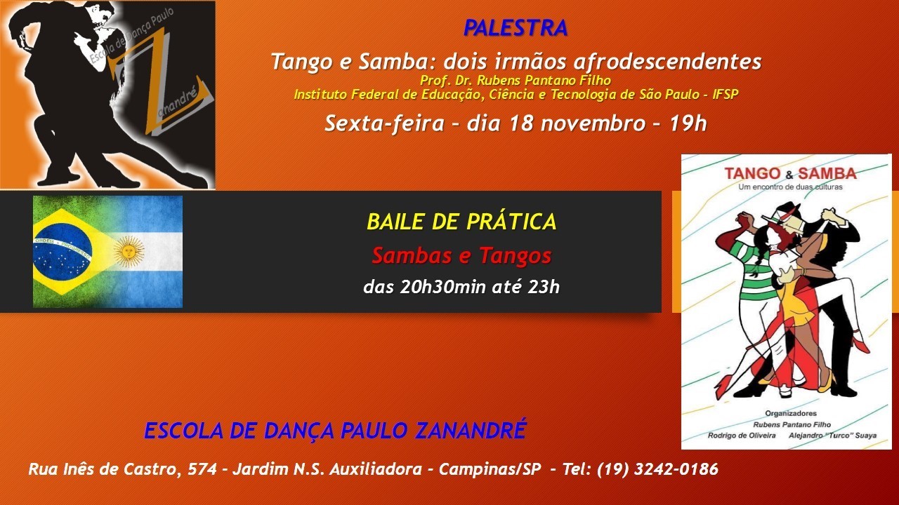 Palestra e Baile - Tango e Samba
