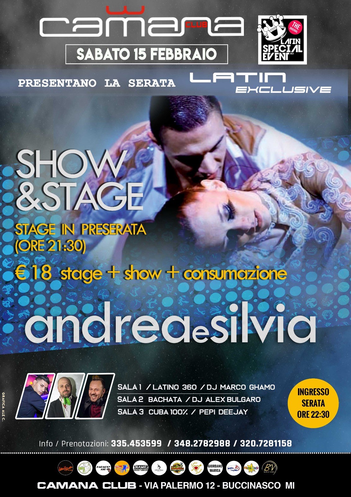 Camana - Sabato Latino by LatinSpecialEvent al Camana