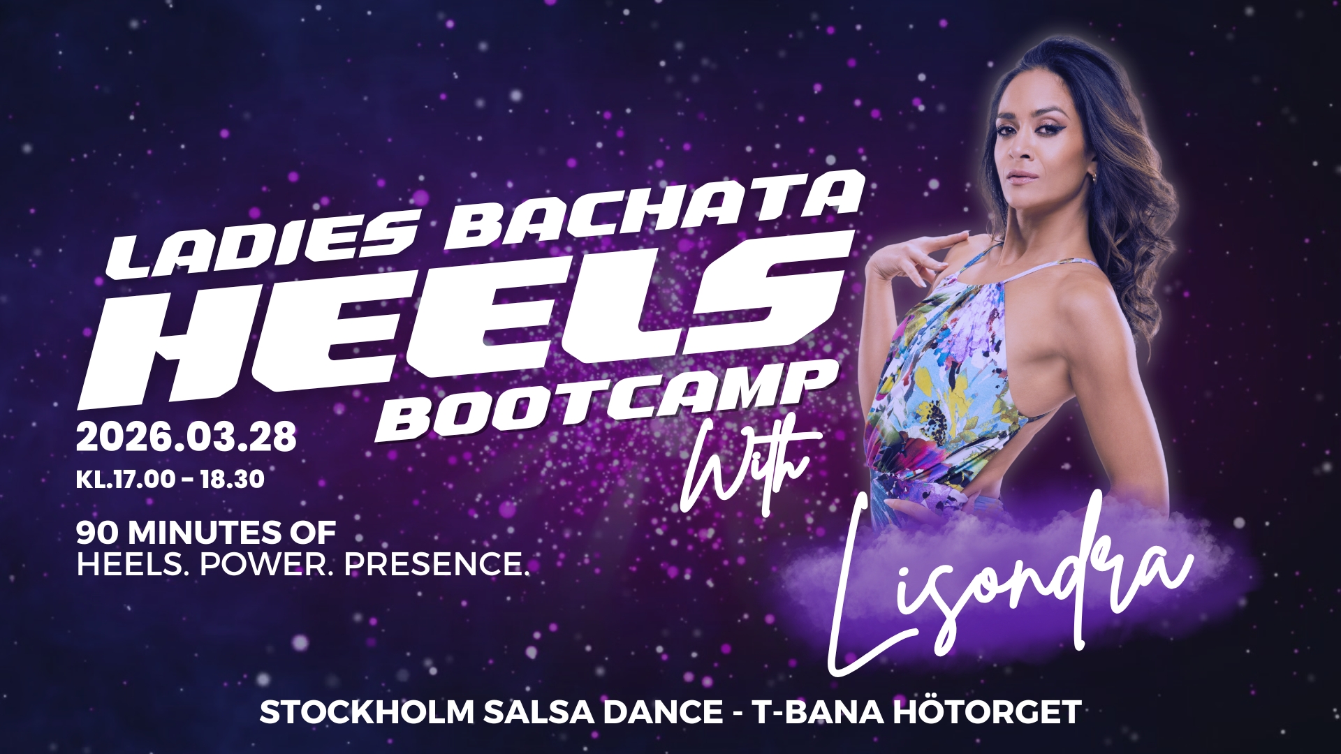 Ladies Bachata Heels with Lisondra