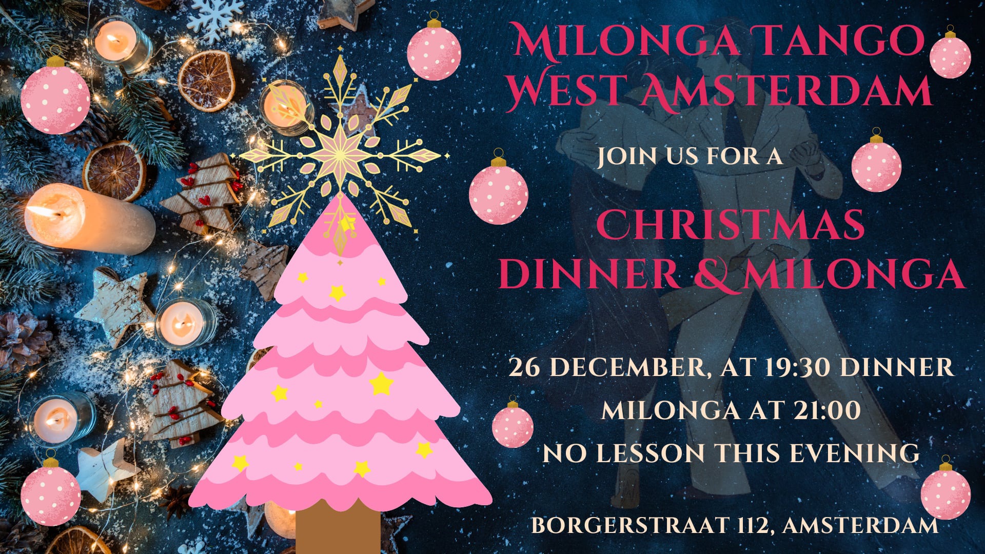 🎄Milonga “Tango West with Christmas Dinner🎄