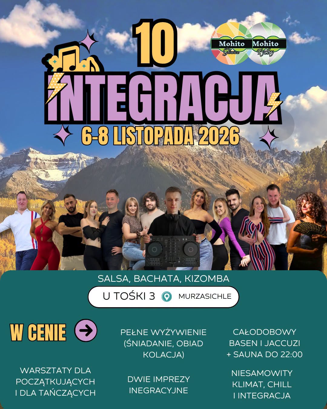 X TANECZNA INTEGRACJA SZKOŁY TAŃCA MOHITO