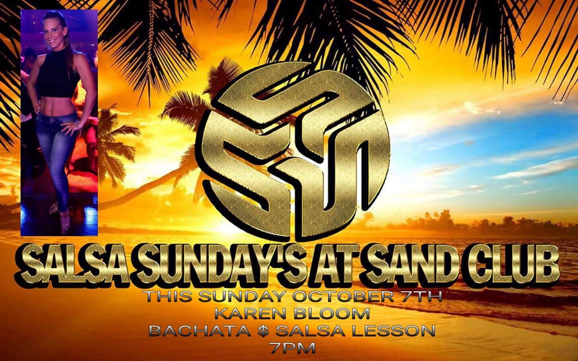 Salsa Sunday's At SAND CLUB