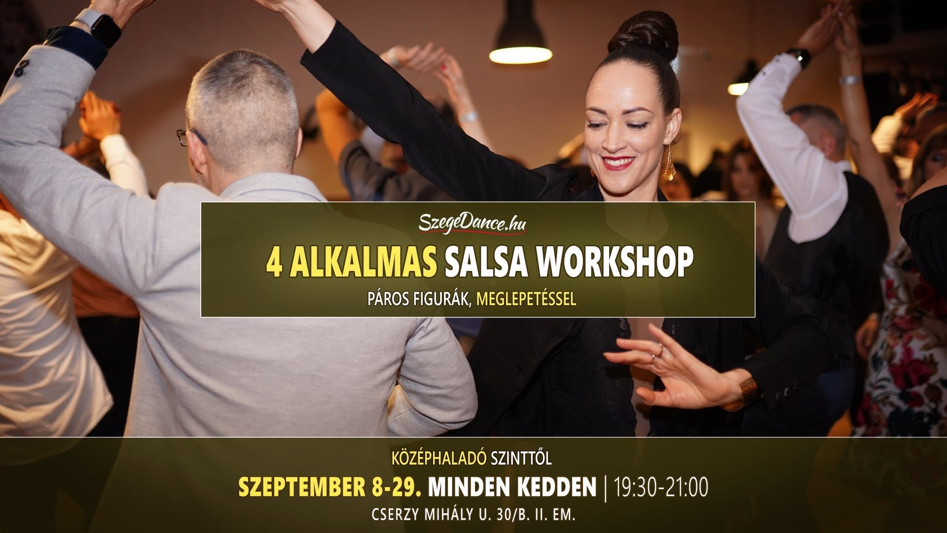Salsa workshop sorozat - Páros figurák meglepetéssel