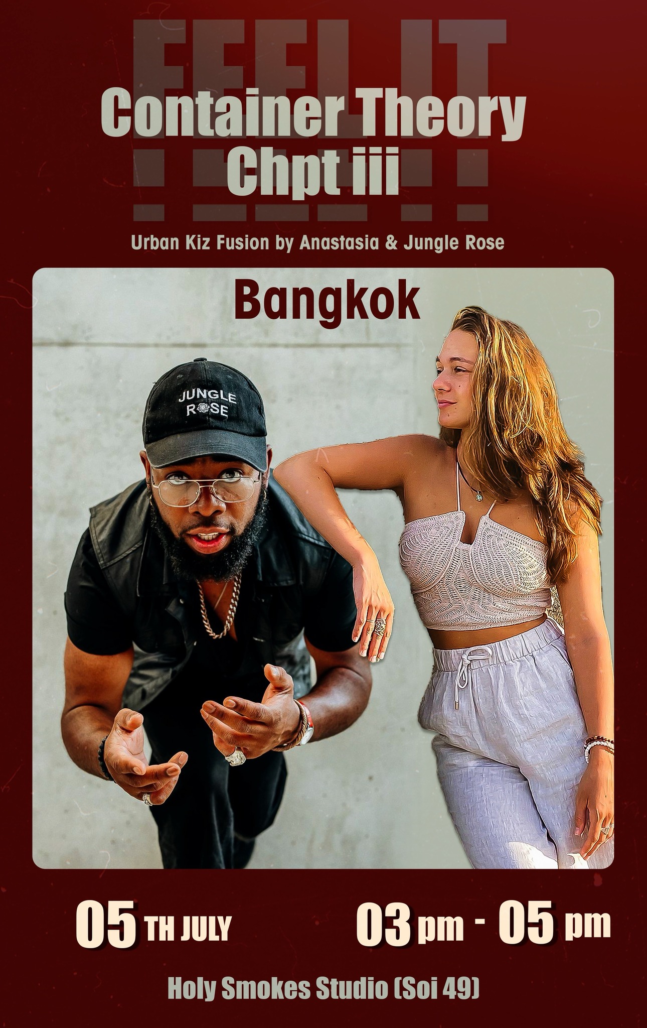 2HRS URBAN KIZ FUSION WORKSHOP BY JUNGLE ROSE & ANASTASIA