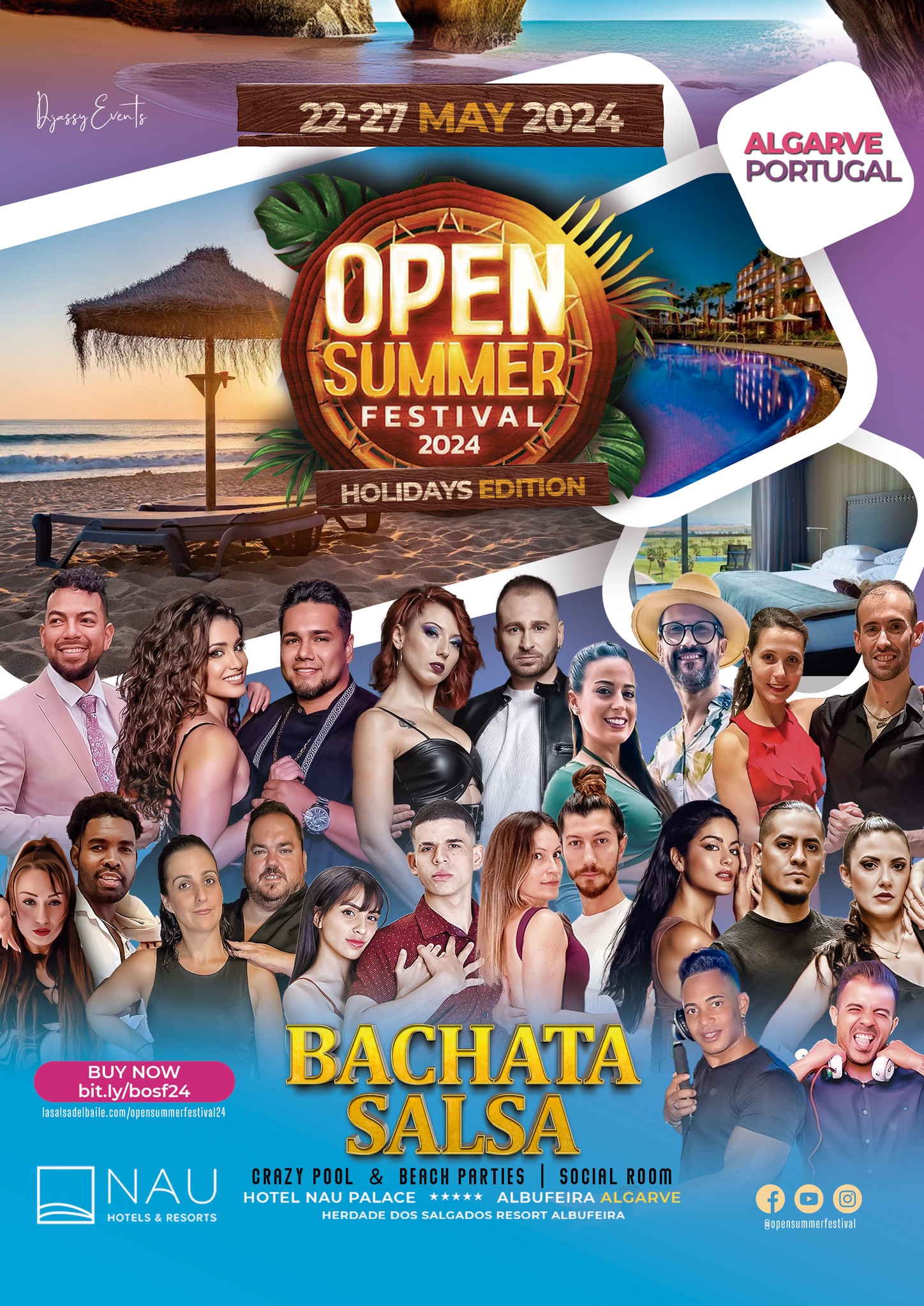 BACHATA OPEN SUMMER FESTIVAL 2024 - HOLIDAYS EDITION (Algarve-Portugal)