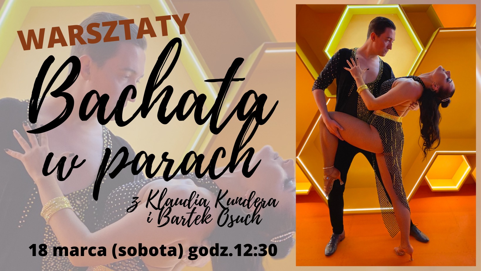 Warsztaty #BACHATA z Klaudią i Bartkiem w DanceMe