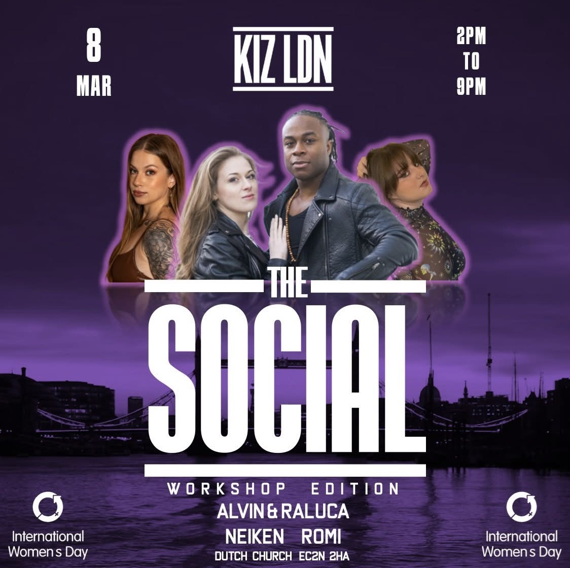 KIZ LDN: THE SOCIAL FEAT. THE WORKSHOP WITH ALVIN & RALUCA