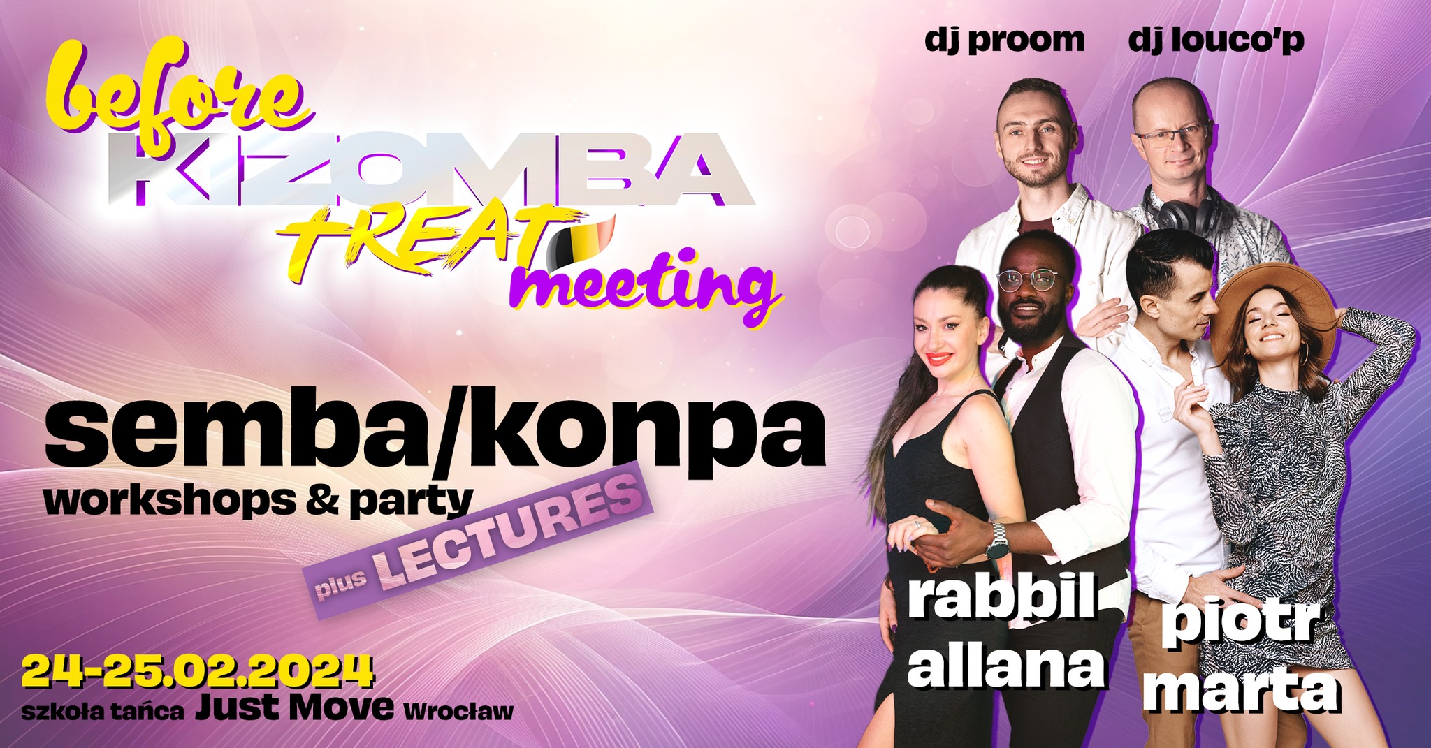 Before KIZOMBA TREAT meeting! SEMBA KONPA workshops & party