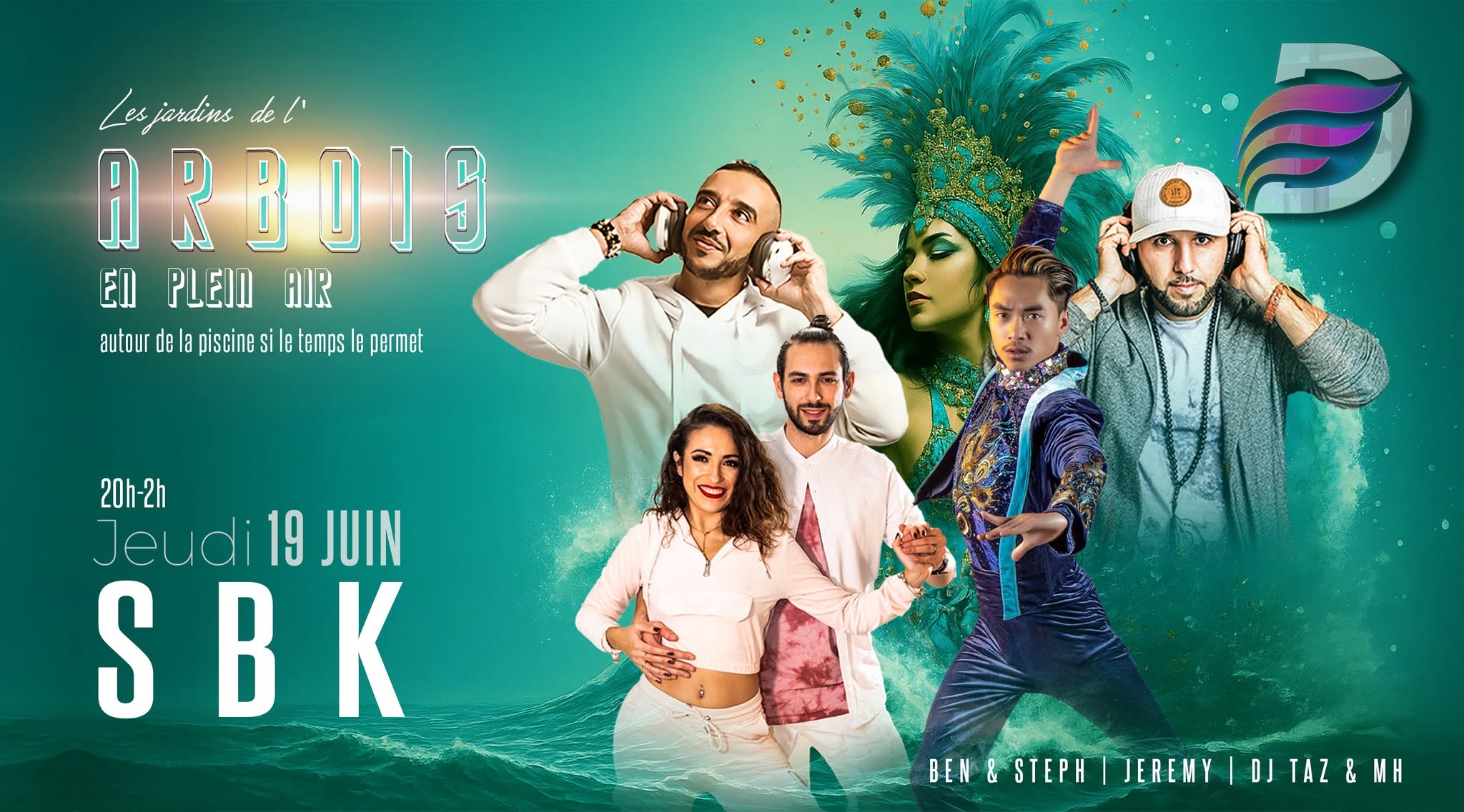 SBK de l'ARBOIS autour de la piscine - Jeudi 19 Juin