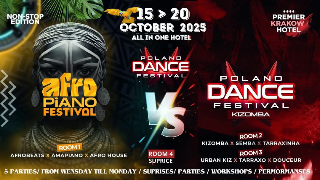 Code 💚MONIA💚 Poland Dance Festival Kizomba Urbankiz & Afropiano Festival Non-Stop Edition 24h