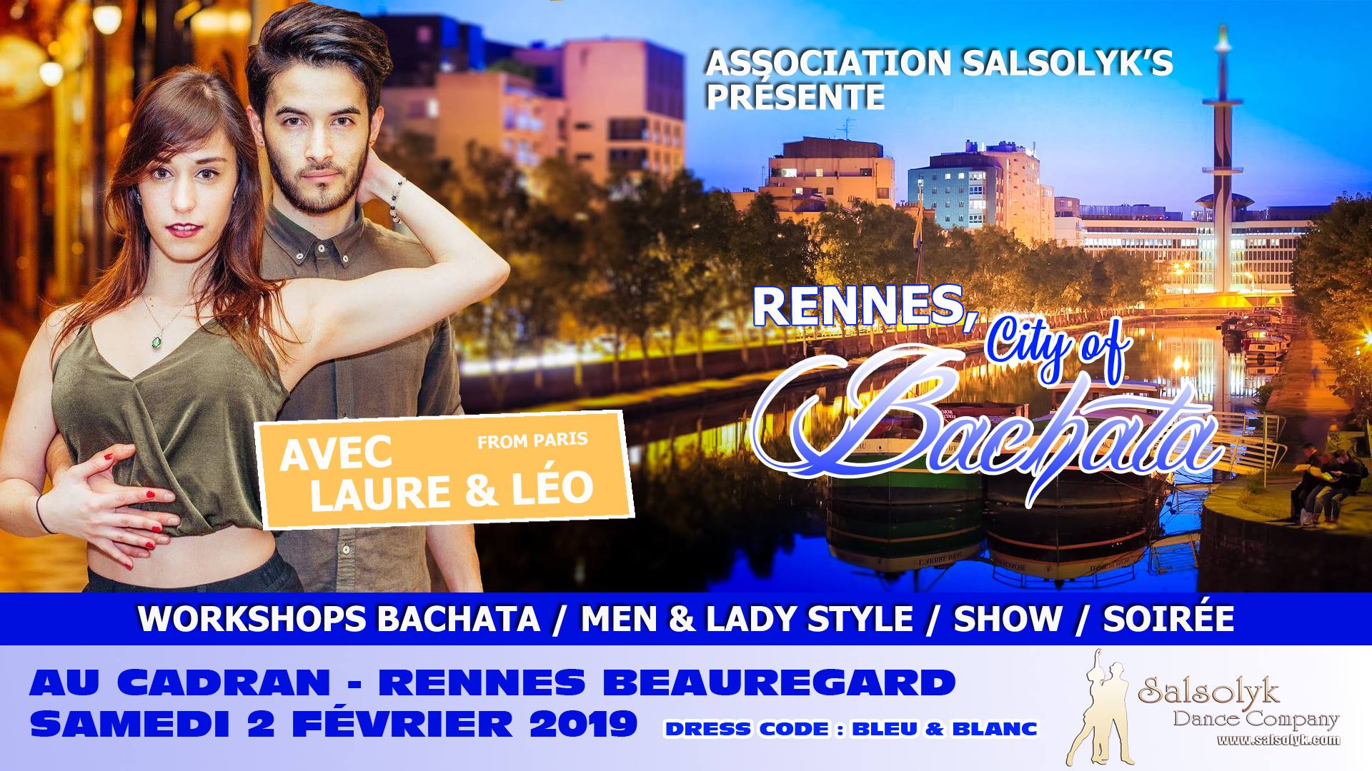 Rennes, City Of Bachata avec Laure & Léo by Salsolyk's