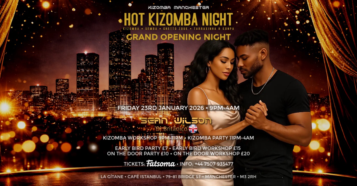 Hot Kizomba Night Manchester Class & Party