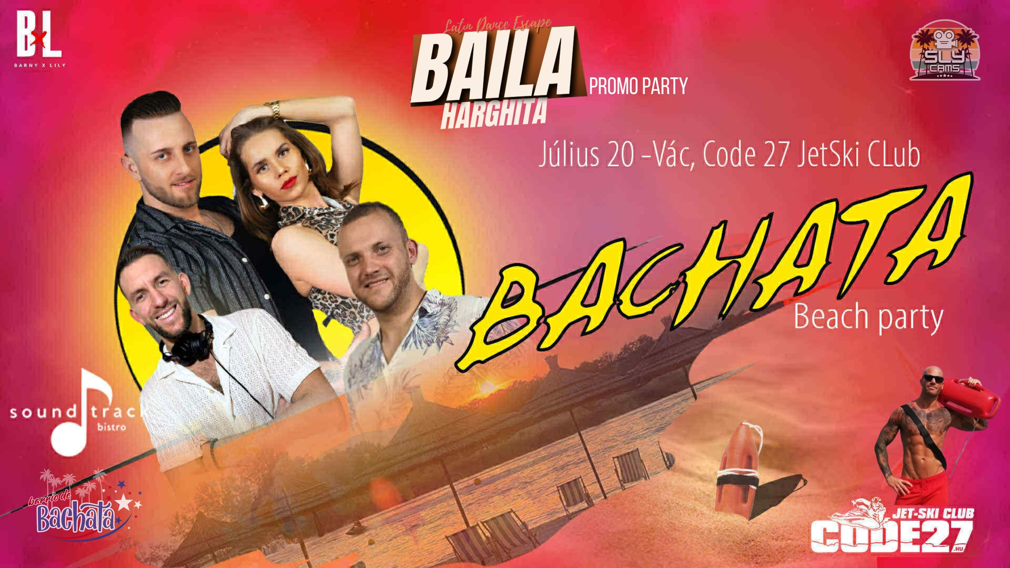 Bachata Beach Party VOL.2🌞🏖️🍹@Code27JetskiClub🌊 Baila Hargita Promo Party